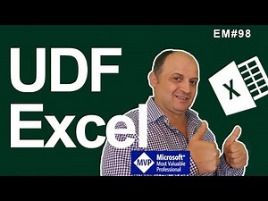 EM98 Come Inserire una UDF (User Defined function) e renderla disponibile sempre in Excel