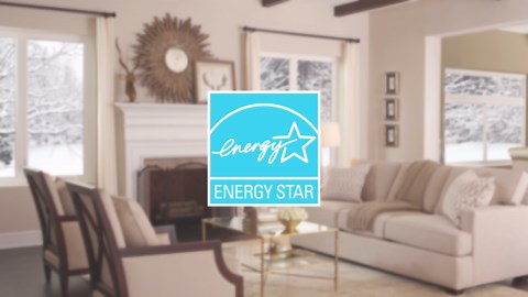 American Craftsman 35.75 in. x 37.25 in. 70 Pro Series White Double Hung Low-E Argon Glass Vinyl Replacement Window, Screen Incl 3638786