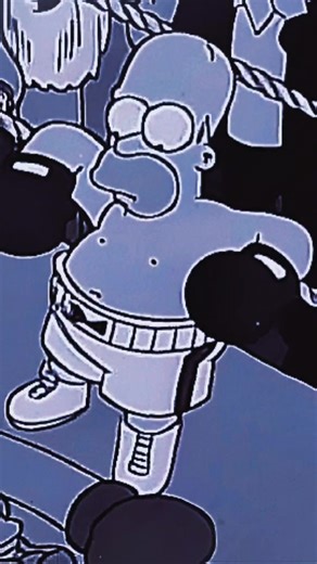 Homer Simpson Em Ação no Boxe