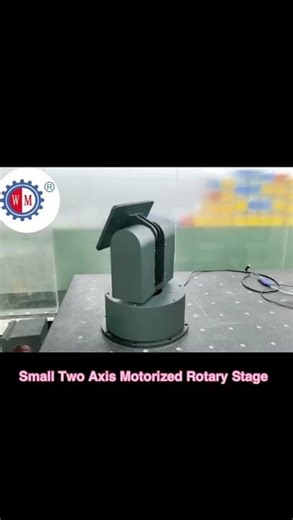 Motorized 2 axis Gimbal Stage Small Two Axis Motorized Rotary Stage #motorized #optical