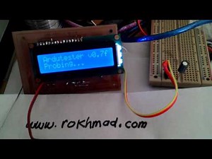 How to make Arduino Tester, Ardu tester, componen tester, ESR tester, Membuat Arduino Tester