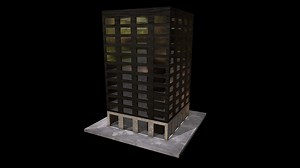 Modern Office Building - Download Free 3D model by Bl4ckGh0st