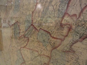 1860s Map of New Jersey on Display in Chester