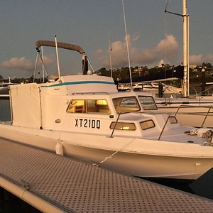 [ONLINE AUCTION] 1974 Swift Craft Sapphire 'Shambles' This vessel is located on the Gold Coast and will be offered for sale in our September Online Auction. Click here for more info>> http://bit.ly/2vQ3JHm ⚓ Powered by 6 Cylinder Turbo Volvo Approx 200HP Engine ⚓ Approx 2,894 hours ⚓ Engine recently serviced ⚓ Cruise 8/10 Knots ⚓ Top Speed 15 knots ⚓ Twin Stations For further information and inspections, please contact Adrian Seiffert on 📧: adrian@marineauctions.com.au 📱: 0418 783 358 or visit