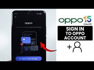 [ColorOS 15] How to Sign In Oppo Account - Setup Oppo Account