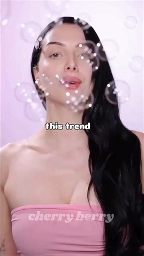 Bubble Mouth Trend || Real or Fliter ||✨🎀 #shortsfeed #tricks #diy #fypviral #viralshorts #trending