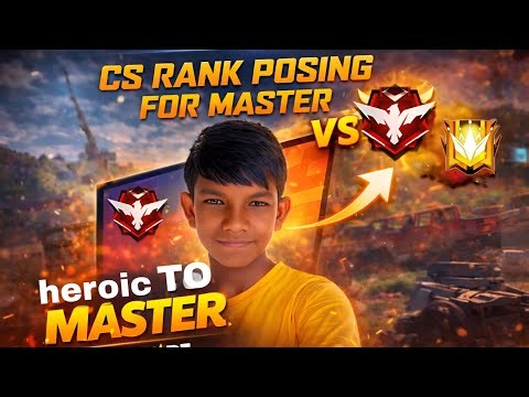 CS rank posing for heroic to grandmaster