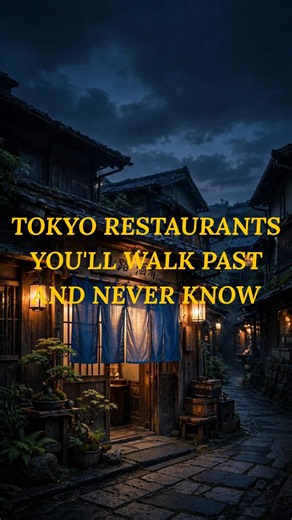 3 Tokyo Restaurants Tourists Walk Past and Never Find | Hidden Tokyo Food Tour #japan #travel #tokyo