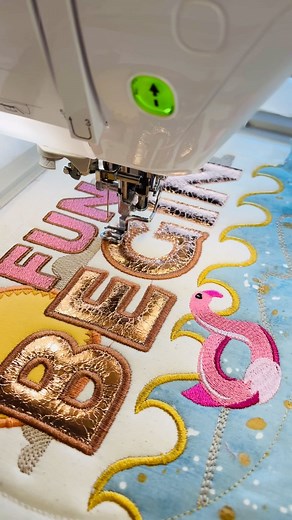 113 reactions · 7 comments | ☀️Let the Summer Fun Begin ☀️ #fauxleather #shimmer | Sweet Pea Machine Embroidery | Facebook