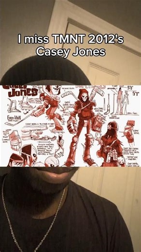 I miss TMNT 2012's Casey Jones #tmnt #tmnt2012 #teenagemutantninjaturtles #caseyjones #geekily