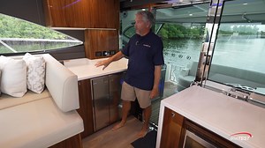 Join BoatTEST.com as they take you on an extensive test of the Riviera 4600 Sport Yacht Platinum Edition, a perfect blend of luxury and offshore performance. This yacht is built to impress, with two expansive decks tailored for relaxation, entertainment, and unforgettable moments with your family and friends. “I know that I have said it before, but I am so, so impressed with the amount of volume in this 46-foot boat,” said Captain Shelley “I completely agree. There is so much in this 46-foot pla