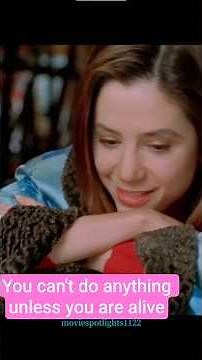 You can't do anything unless you are alive Lulu on the Bridge, 1998 #mirasorvino #moviescenes