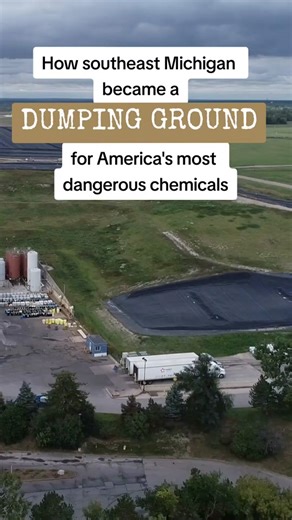 Wayne County, for decades, has housed two of the largest hazardous waste facilities in the nation, taking in toxic waste and dangerous chemicals from throughout the eastern U.S. #Michigan #waynecounty #toxicwaste #landfill #fyp