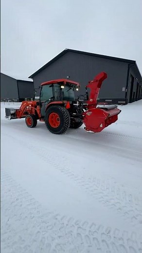 Kubota L6060 & John Deere 4052R + Pronovost Snowblowers