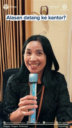 Apa alasan kamu ke kantor?