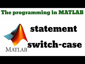 Programming in MATLAB The statement switch-case