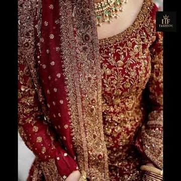 “Bridal Dresses 2025 | Elegant Red Silk Lehenga Ideas for Barat Brides ko