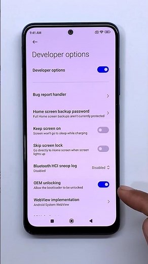 Redmi Note 11 OEM Unlocking Enable / Developer Show