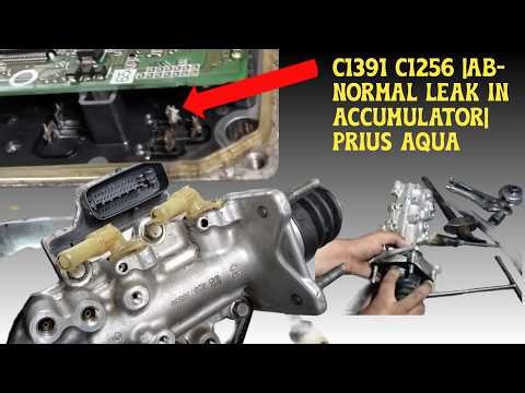 Toyota Hybrid Warning: C1391 C1256 Abnormal Leak in Accumulator (Full Diagnosis)#HanifEfiMechanical