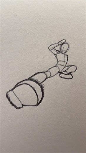 How to Draw a Dynamic Kicking Pose ⭐️Tutorial⭐️ #howtodraw #draw #drawing #sketch #sketching #pose