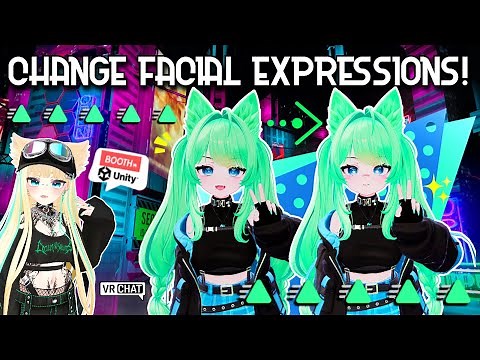 Change Facial Expressions & Gesture Animations! - VRChat Booth Model Avatar Tutorial