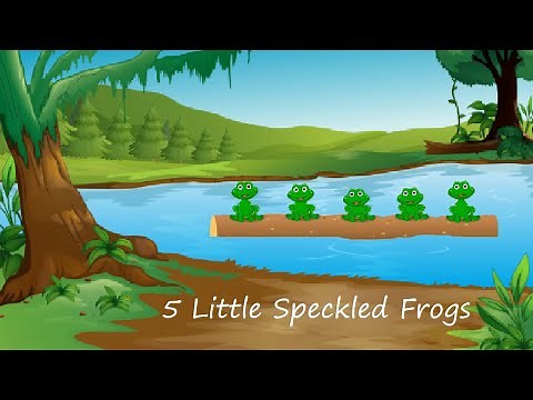 5 Little Speckled Frogs | Starfall