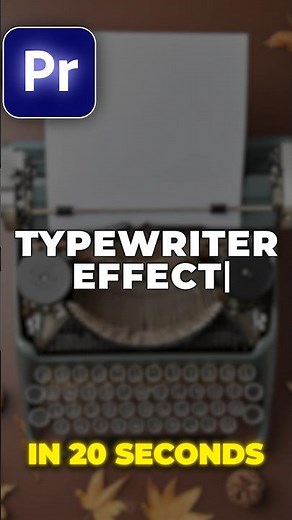 How to Make TYPEWRITER Effect in Premiere Pro