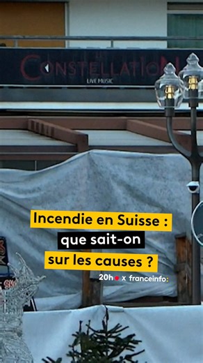 🇨🇭Retour sur la nuit où tout a basculé à Crans-Montana, vers 1h30 du matin, dans ce bar bondé. Des feux de bengale posés sur des bouteilles de champagne auraient embrasé le plafond, déclenchant un incendie éclair et incontrôlable. #lejt20h #actualité | Le 20h – France Télévisions