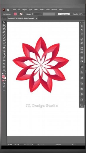 How to Create a Floral Vector Logo in Adobe Illustrator | JK Design Studio