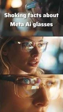 Meta AI Glasses Privacy & Display Secrets 😳 | #facts , #shorts
