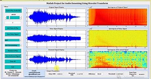 Audio DeNoising Using Wavelet Transform Matlab Project with Source Code