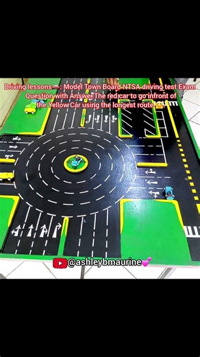 DRIVING LESSONS🚘:USE LONGEST ROUTE FOR MODEL TOWN BOARD NTSA EXAM QUESTION|@ashleybmaurine💕|#mtb