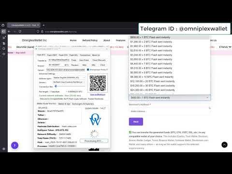 How to generate flash crypto with Software | how to create flash usdt | fully Swapable ✅