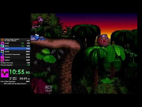 (40:31.15) Donkey Kong Country No Major Glitches Speedrun V1.0