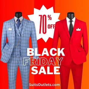 Black Friday Deals on Men's Fashion 🏷️ Sale Event: Suits, Dress Shirts, Hats, Accessories and More | Suits Outlets
