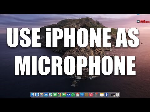 How To Use iPhone as an External Microphone on Your Mac