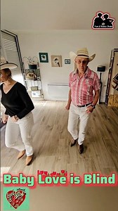 Baby Love is Blind 💚 line dance Improver (music Ian Munsick)