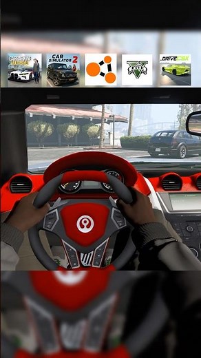 Which game has best steering wheel? 😱🥵🤯 #youtubeshorts