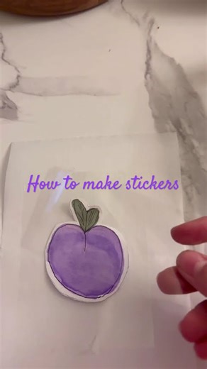 How to make stickers #art #drawingtechniques #drawing