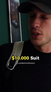 How to Buy a $10.000 Suit #lukebelmar #tristantate | Capital Club