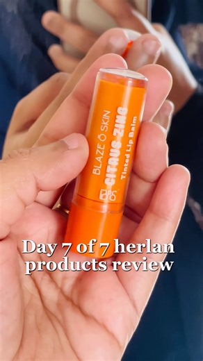 Day 7 of 7 Herlan products review... Blaz o skin tinted lip balm review....#lipcare #browngirlnawme