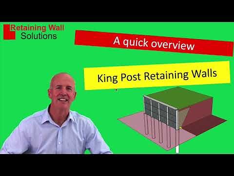 King Post Retaining Wall Design and UK Price Calculations : A quick overview