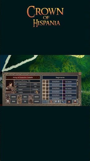 Army Supplies and Speed in Crown of Hispania #ck2 #ck3 #eu4