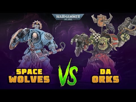 Space Wolves vs Orks: A Warhammer 40k Battle Report | 10th Edition 2000pts
