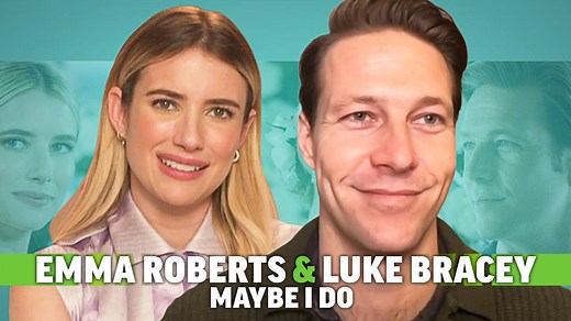 Emma Roberts & Luke Bracey on Reuniting for 'Maybe I Do' and Their Favorite Rom-Coms