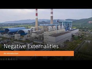 Negative Externalities: An introduction