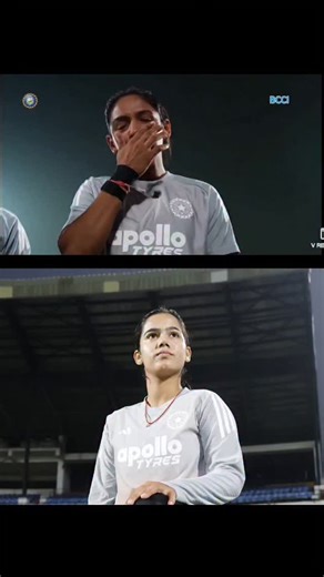 BCCI on Instagram: "Debut cap presentations don't get much better than this ❤️🙌 🎥🗣️ Words of motivation from Captain @ImHarmanpreet as she presents debutant Vaishnavi Sharma with her T20I cap 🧢 #TeamIndia | #INDvSL"
