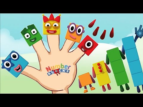 Numberblocks Five Fingers - Numberblocks Song _ finger family