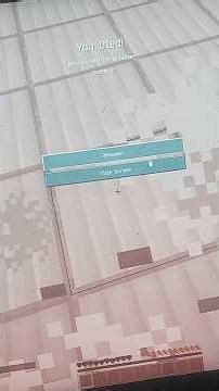 never try to climb a tall ladder 🪜 #minecraft