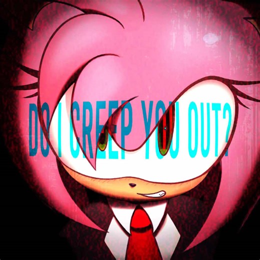 Do I creep you out? // this post wasn’t planned at all…but HERE WE ARE🥀 (filler post ig) [tags] #amy #sonic #sonamy #animation #fyp